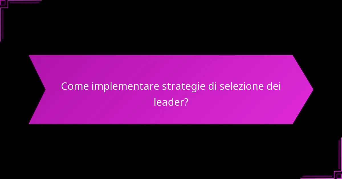 Come possono i leader raggiungere sinergia tra loro?