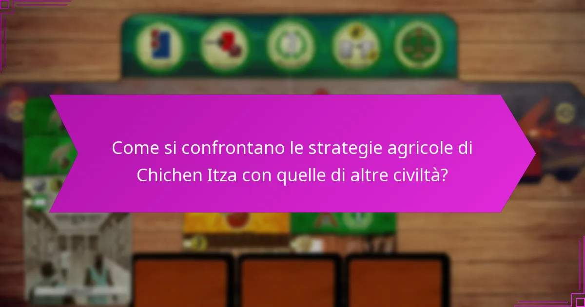 Quali benefici legati all’età ha sperimentato Chichen Itza dalle sue pratiche agricole?