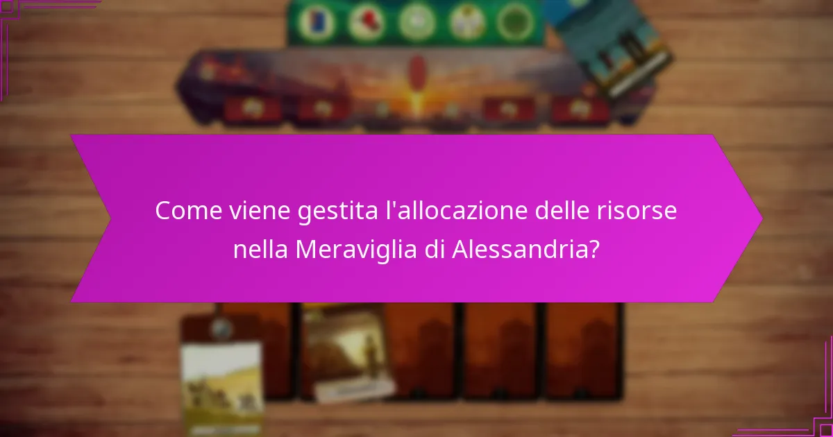 Quali sono le meccaniche di drafting delle carte nella Meraviglia di Alessandria?