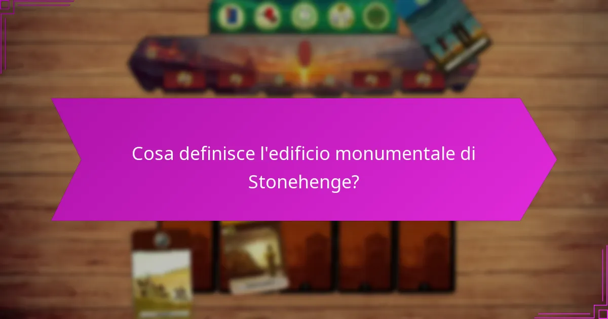 Quali sono le strategie di età associate a Stonehenge?