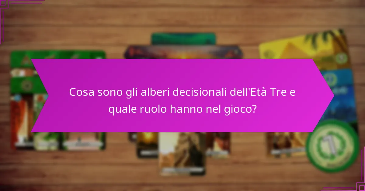 Come funzionano le sinergie tra le carte nell’Età Tre?