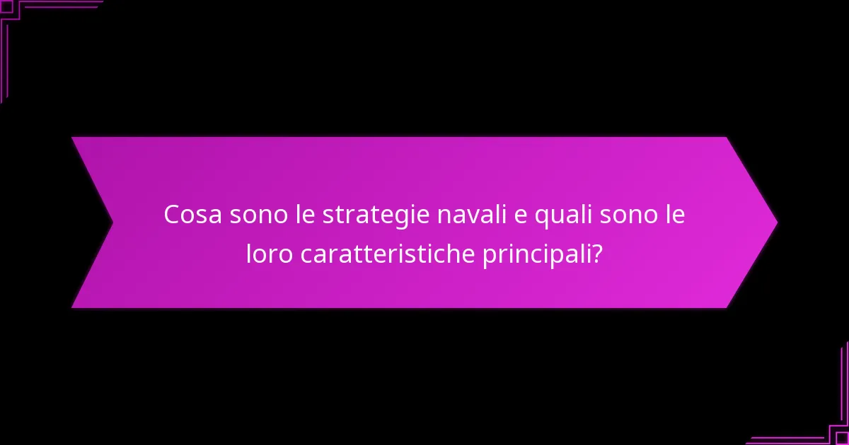 Come si confrontano le strategie urbane e navali?